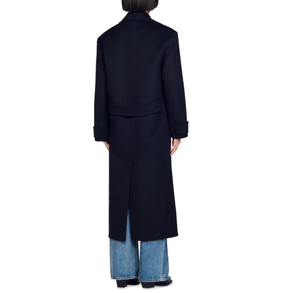 Betina Wool Double Breasted Coat - Picture 3 of 6